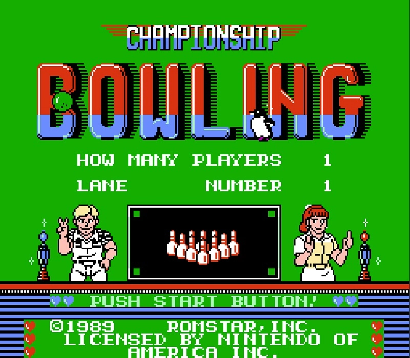 Играть онлайн в Championship Bowling Денди