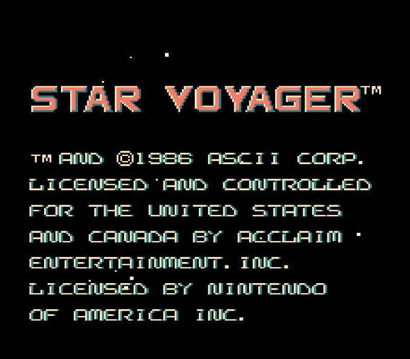 Игра Star Voyager Сега