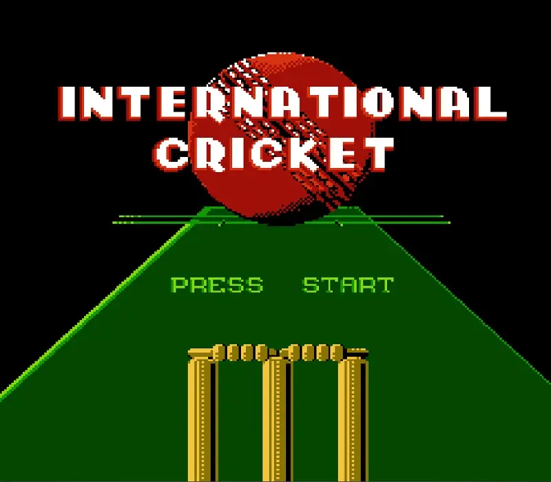 Играть онлайн в International Cricket Денди