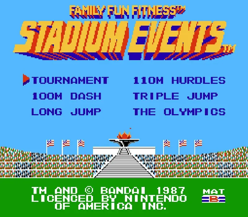 Играть онлайн в Stadium Events Денди